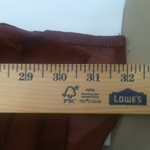 LOGO BY LORI GOLDSTEIN Layers Sleeveless Scoop Neck Rust Tunic Tank XL - Picture 6 of 6